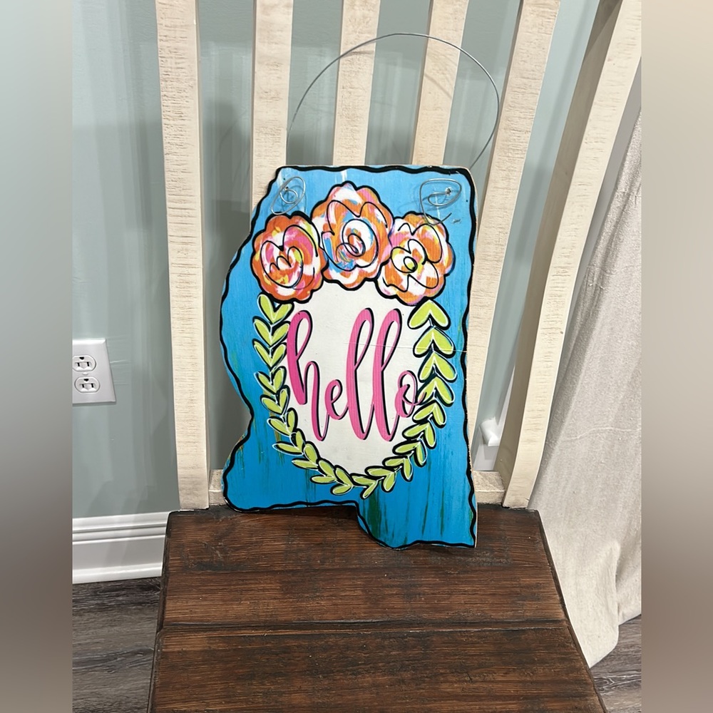 MS door hanger 17 in tall